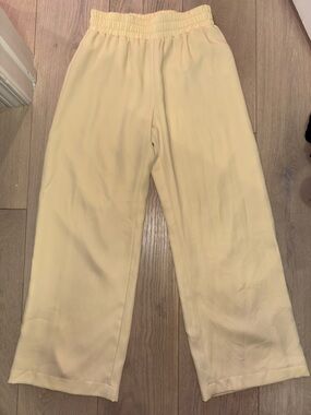 Kookai Pale Yellow Straight Leg Pants